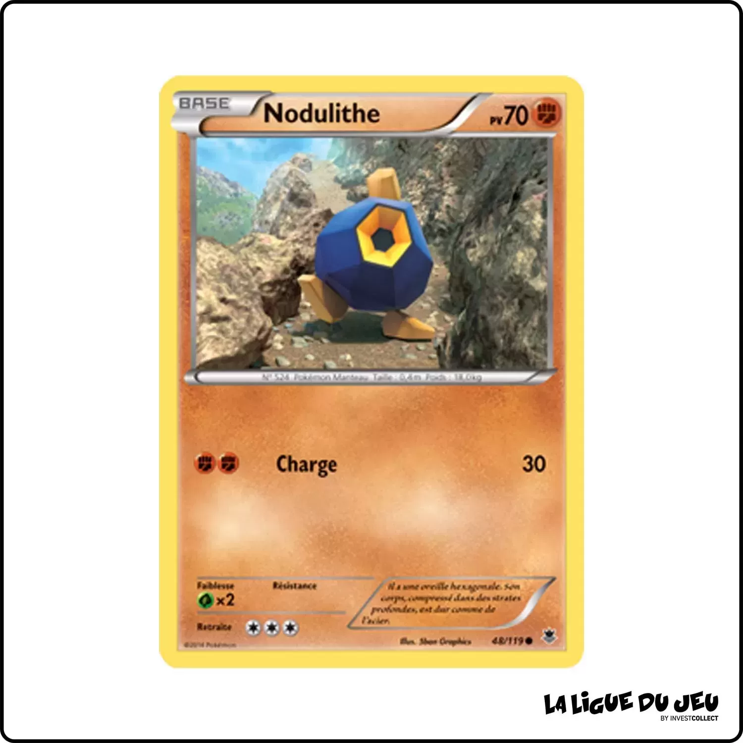 Commune - Pokemon - Vigueur Spectrale - Nodulithe 48/119 Pokemon Company - 1