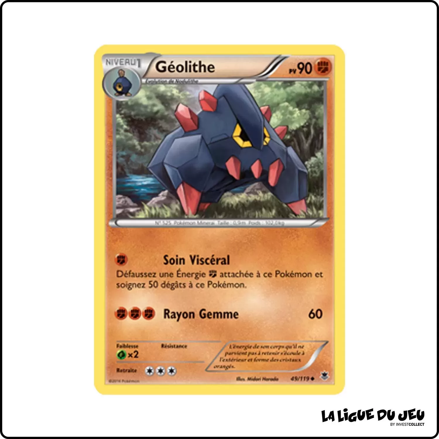 Peu commune - Pokemon - Vigueur Spectrale - Géolithe 49/119 Pokemon Company - 1