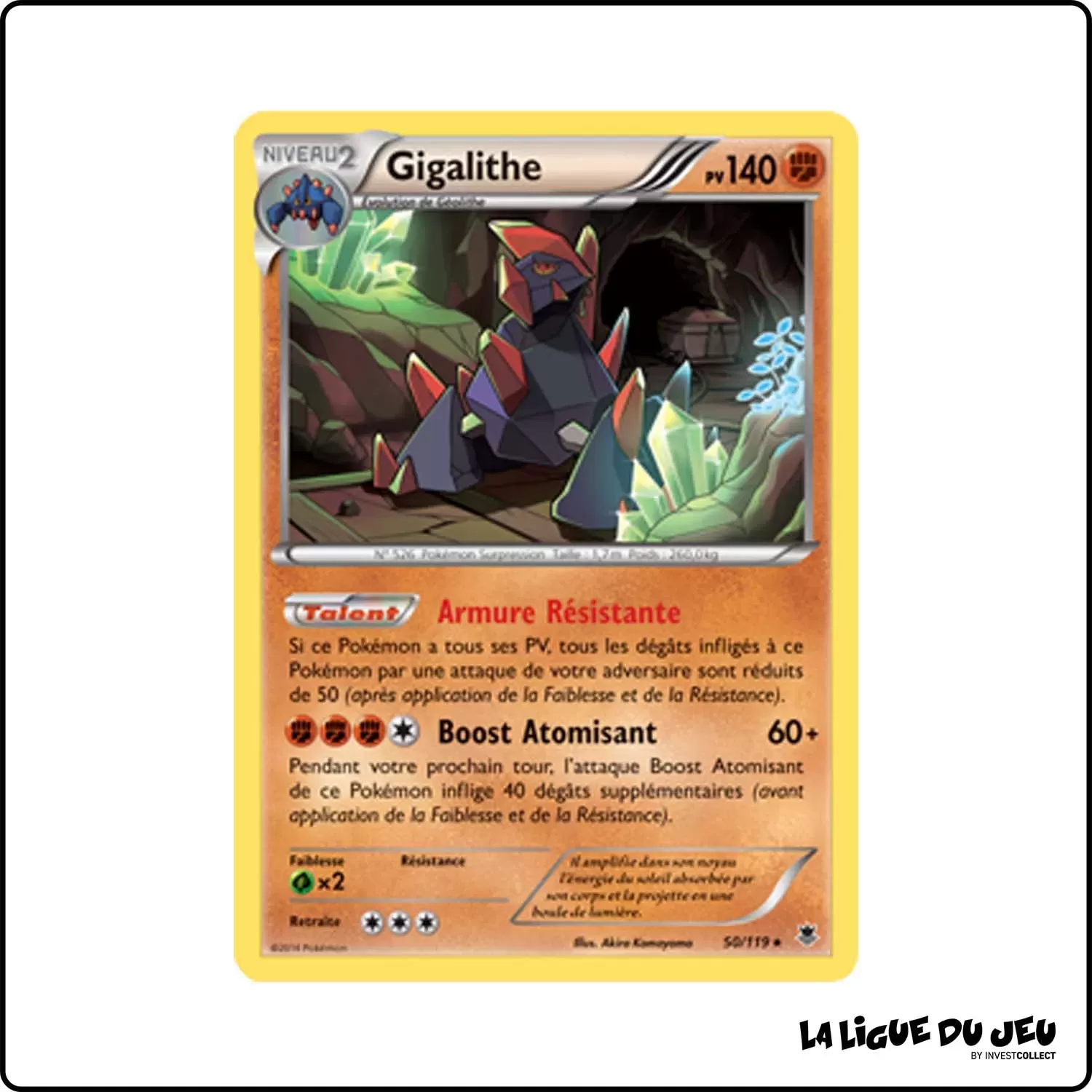 Holo - Pokemon - Vigueur Spectrale - Gigalithe 50/119 Pokemon Company - 1