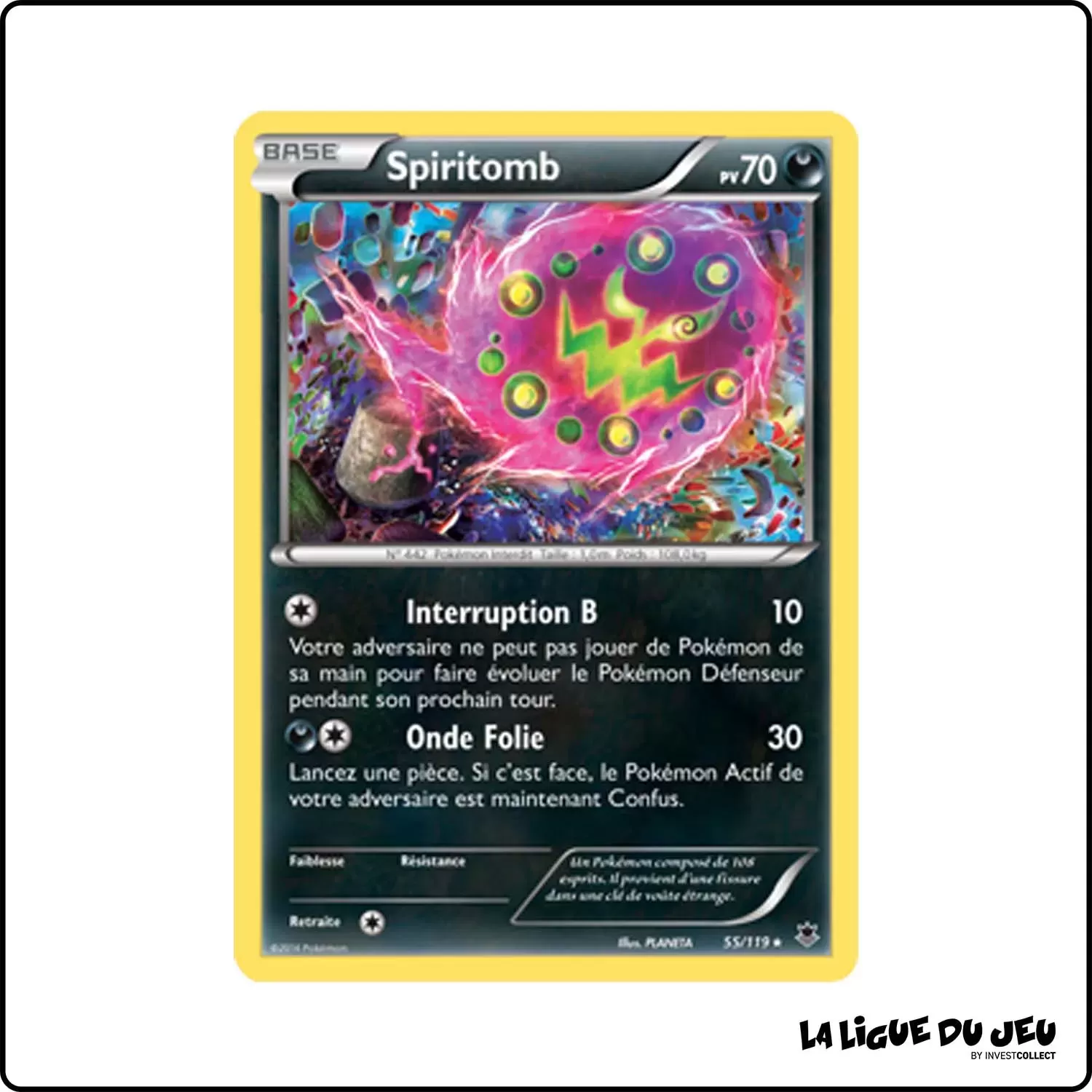 Rare - Pokemon - Vigueur Spectrale - Spiritomb 55/119 Pokemon Company - 1