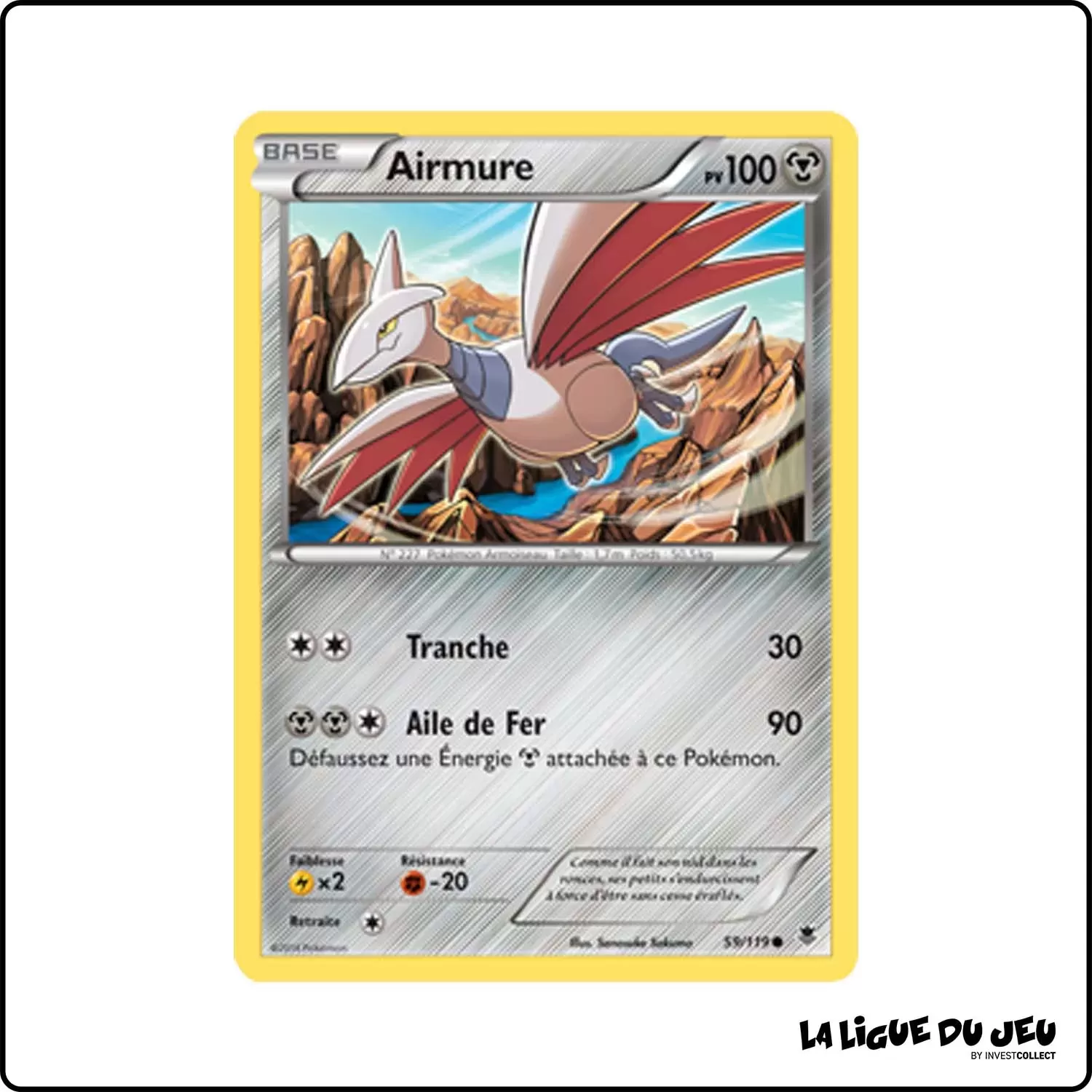 Commune - Pokemon - Vigueur Spectrale - Airmure 59/119 Pokemon Company - 1