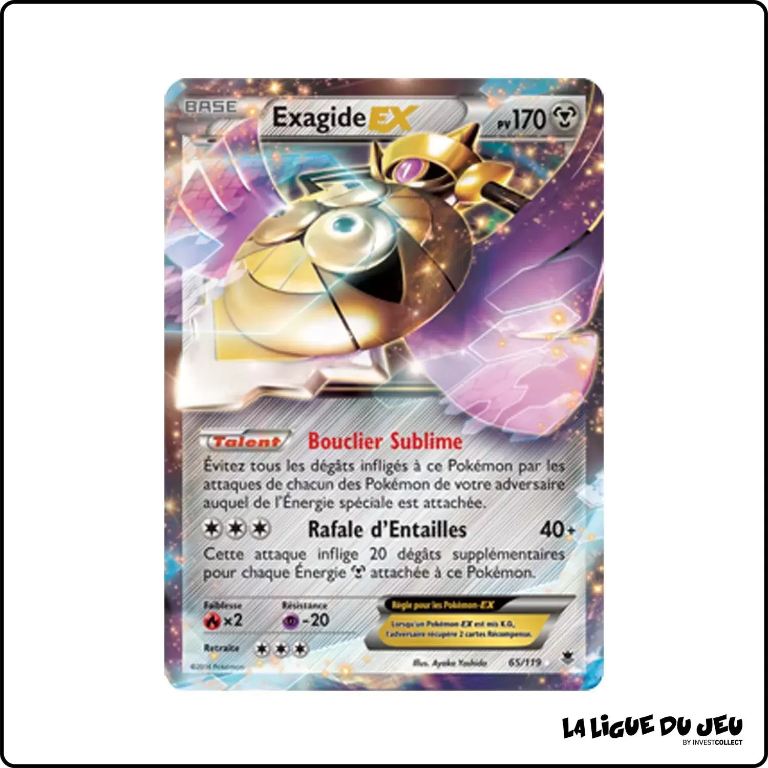 Ultra - Pokemon - Vigueur Spectrale - Exagide EX 65/119 Pokemon Company - 1