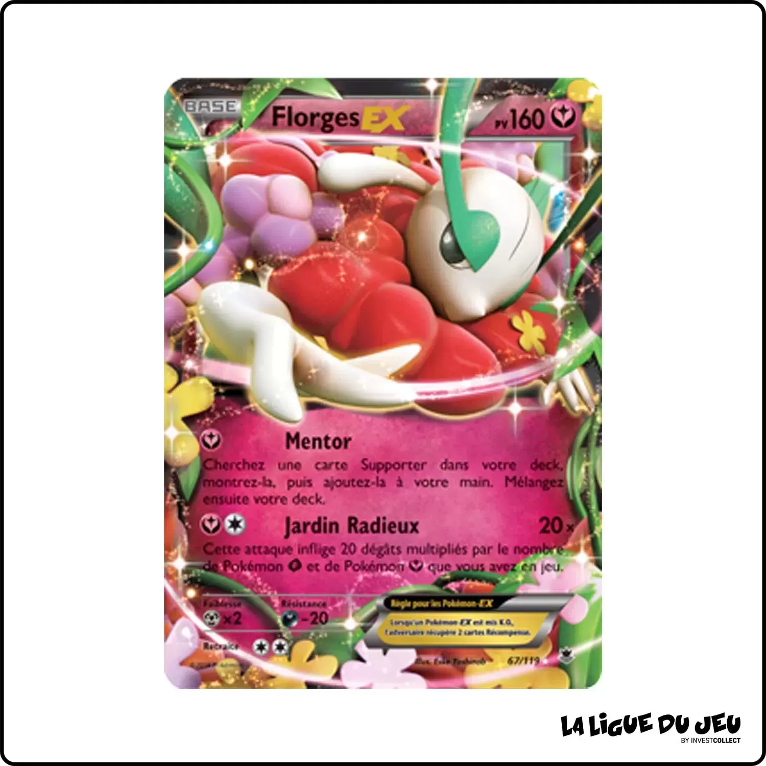 Ultra - Pokemon - Vigueur Spectrale - Florges EX 67/119 Pokemon Company - 1