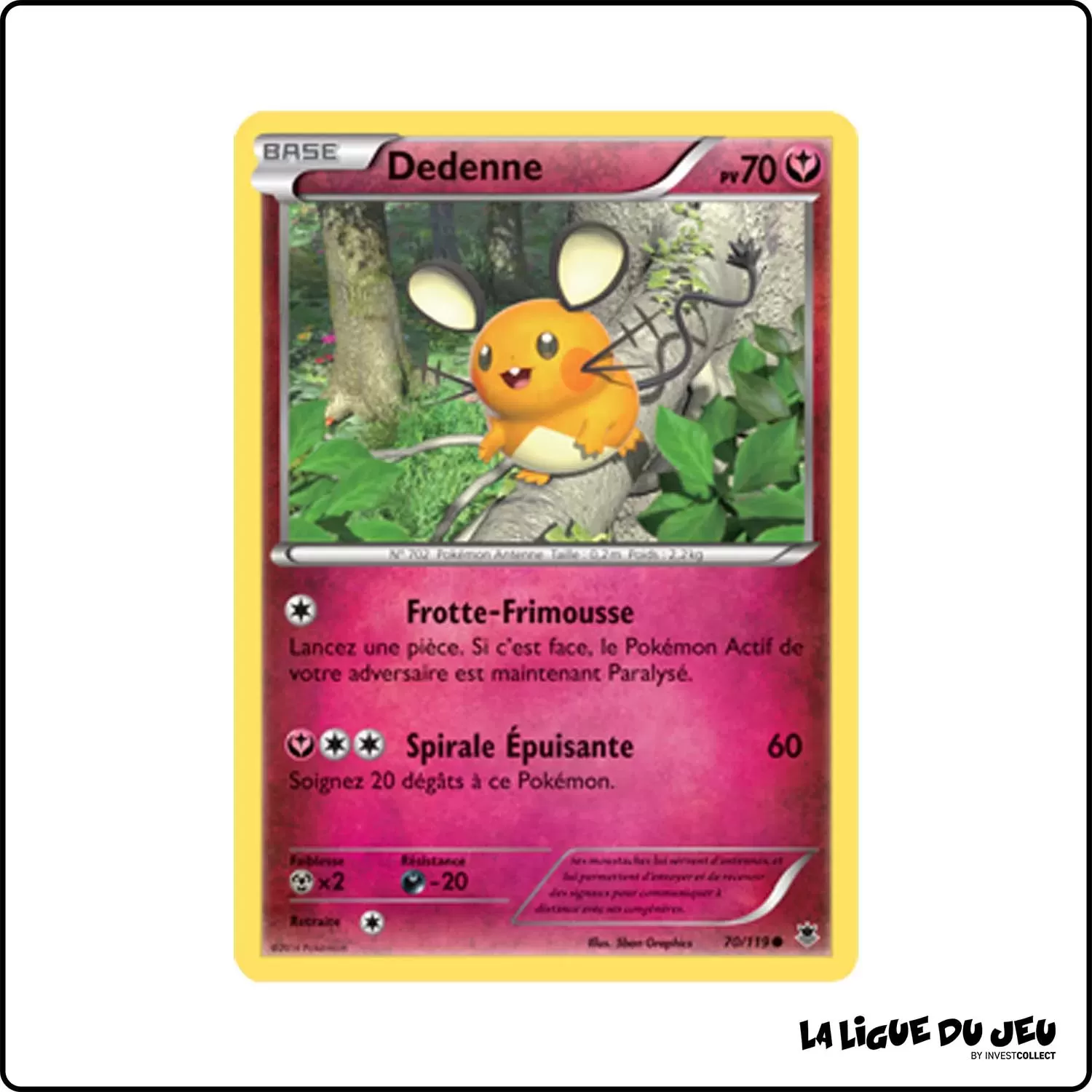 Commune - Pokemon - Vigueur Spectrale - Dedenne 70/119 Pokemon Company - 1