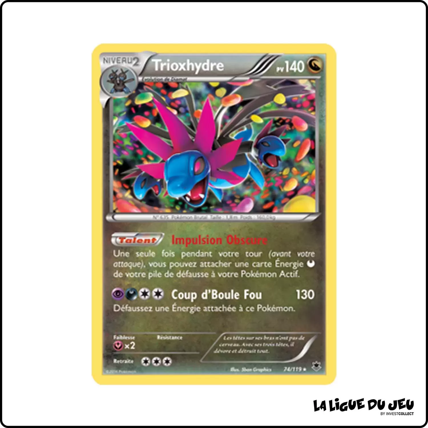 Holo - Pokemon - Vigueur Spectrale - Trioxhydre 74/119 Pokemon Company - 1