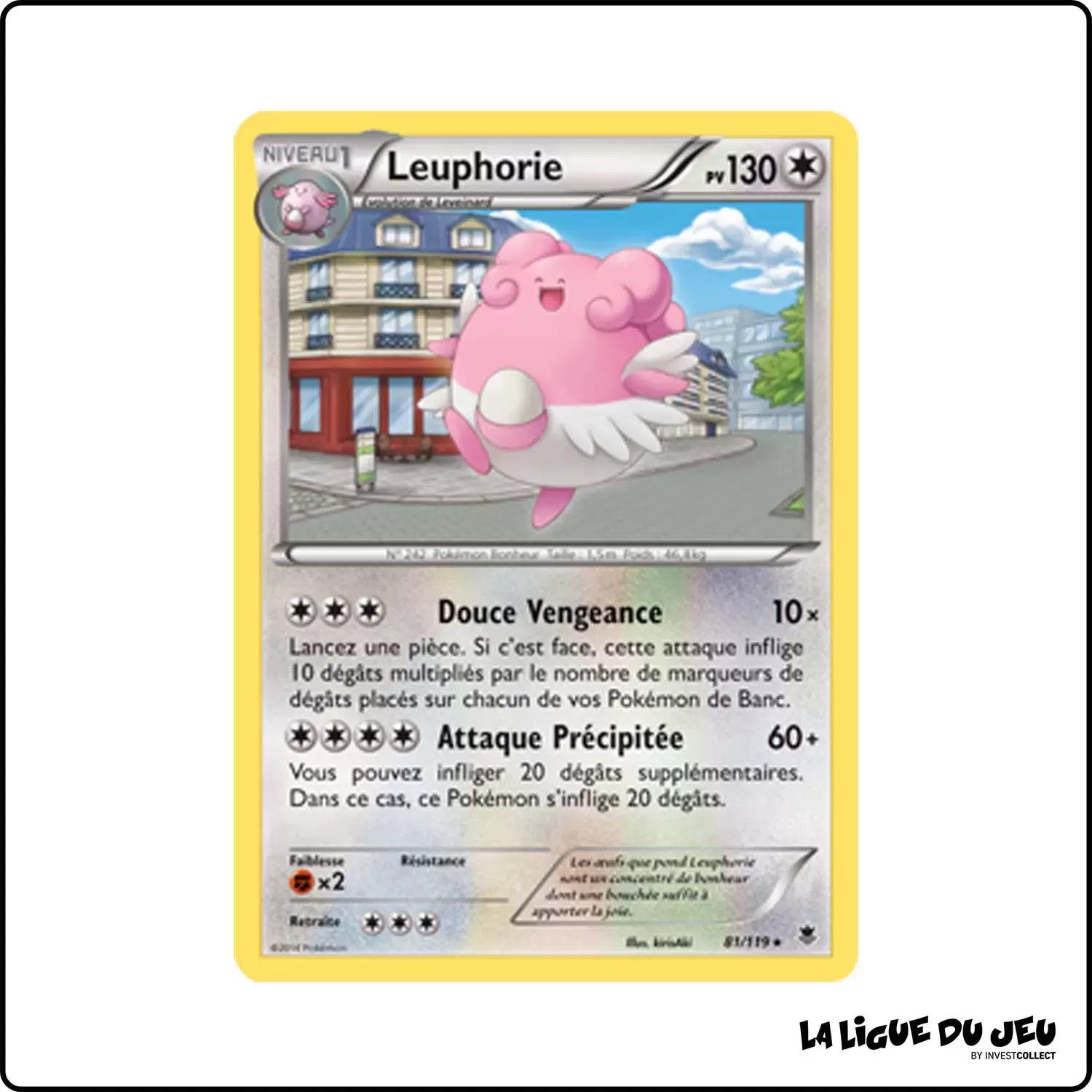 Rare - Pokemon - Vigueur Spectrale - Leuphorie 81/119 Pokemon Company - 1