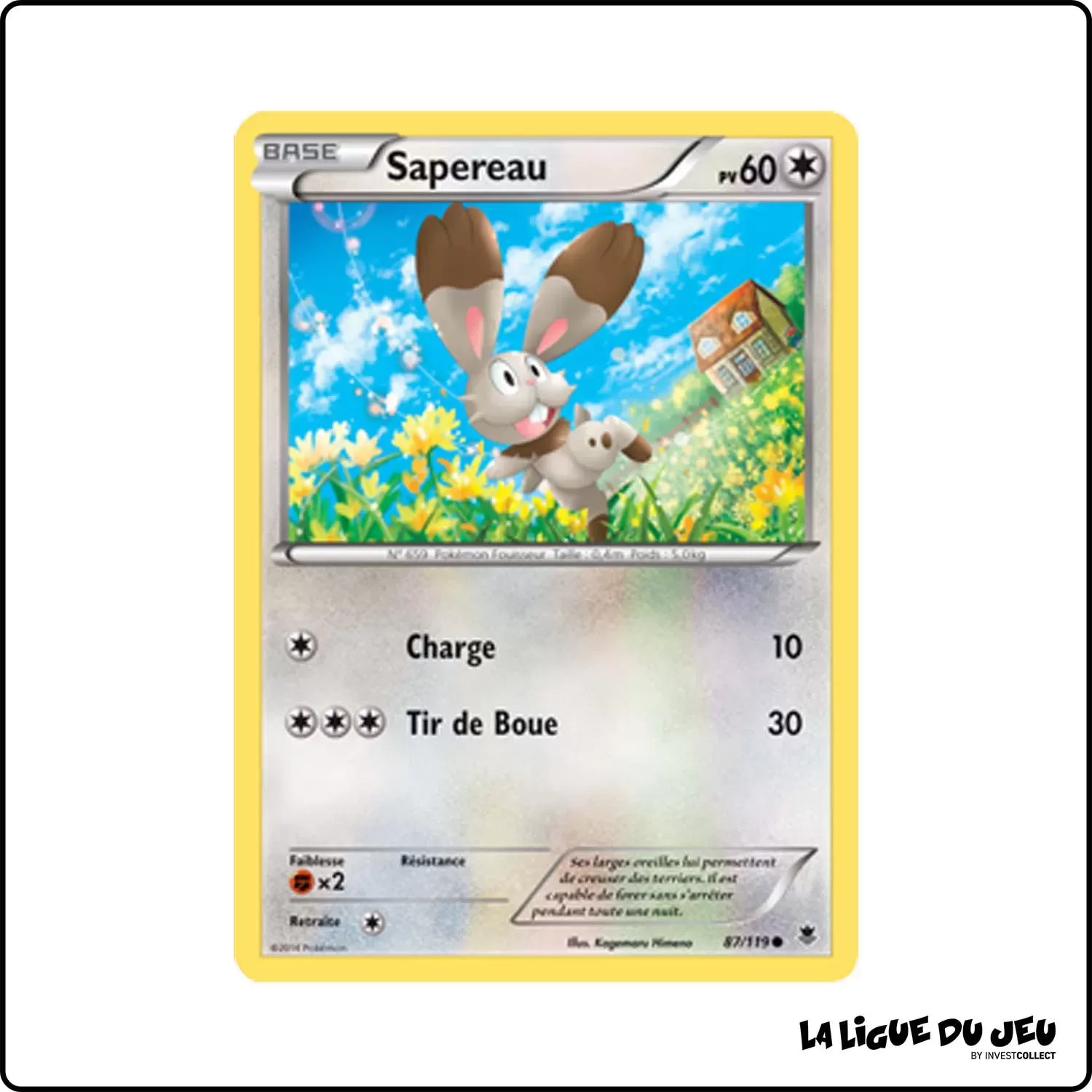 Commune - Pokemon - Vigueur Spectrale - Sapereau 87/119 Pokemon Company - 1