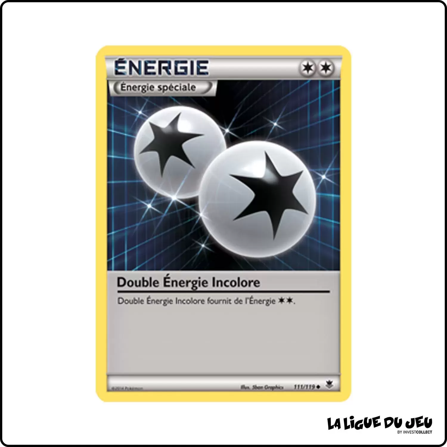 Peu commune - Pokemon - Vigueur Spectrale - Double Énergie Incolore 111/119 Pokemon Company - 1