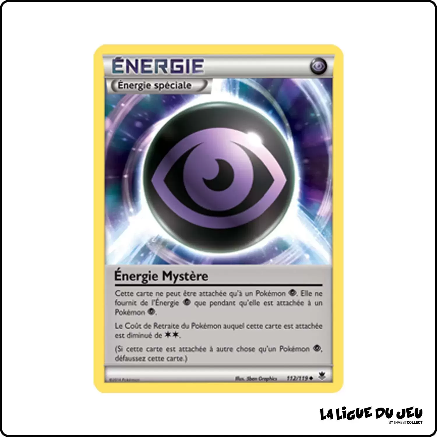 Peu commune - Pokemon - Vigueur Spectrale - Énergie Mystère 112/119 Pokemon Company - 1