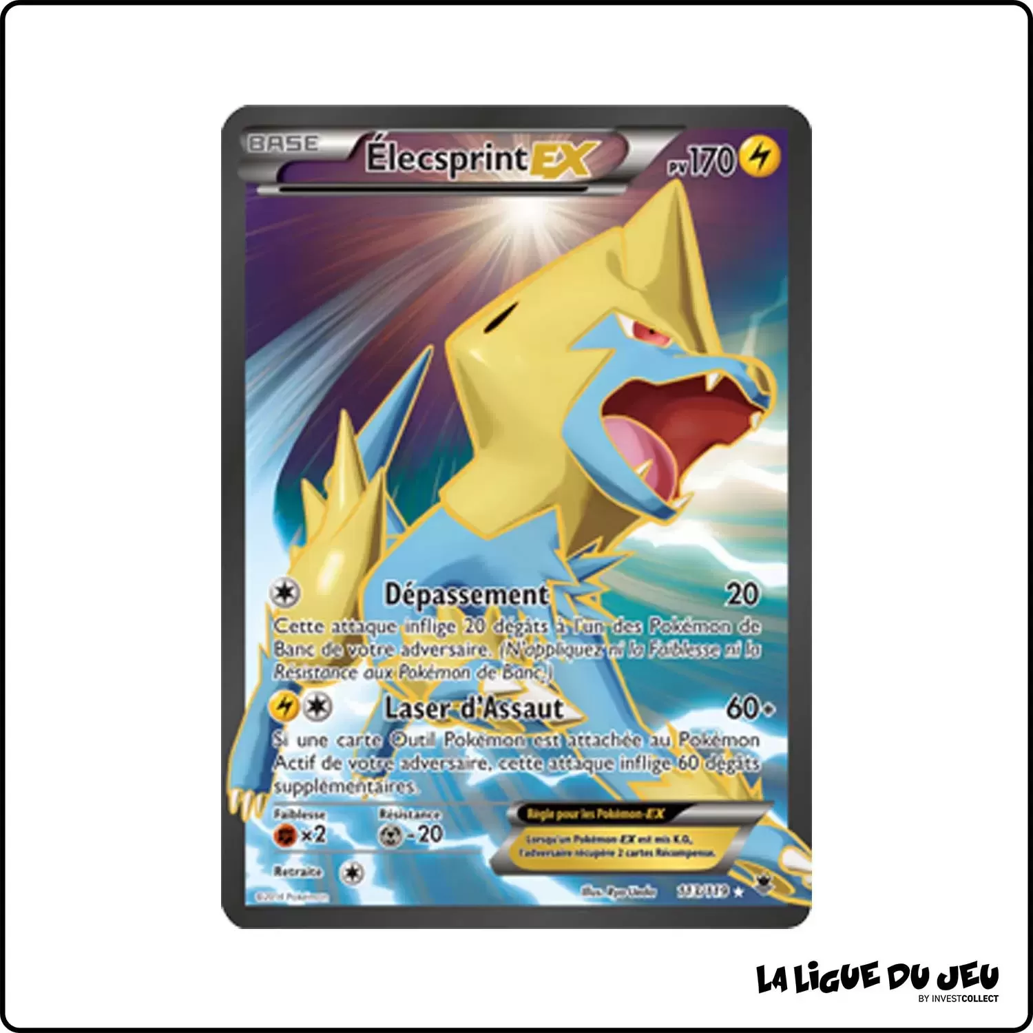 Ultra - Pokemon - Vigueur Spectrale - Élecsprint EX 113/119 Pokemon Company - 1