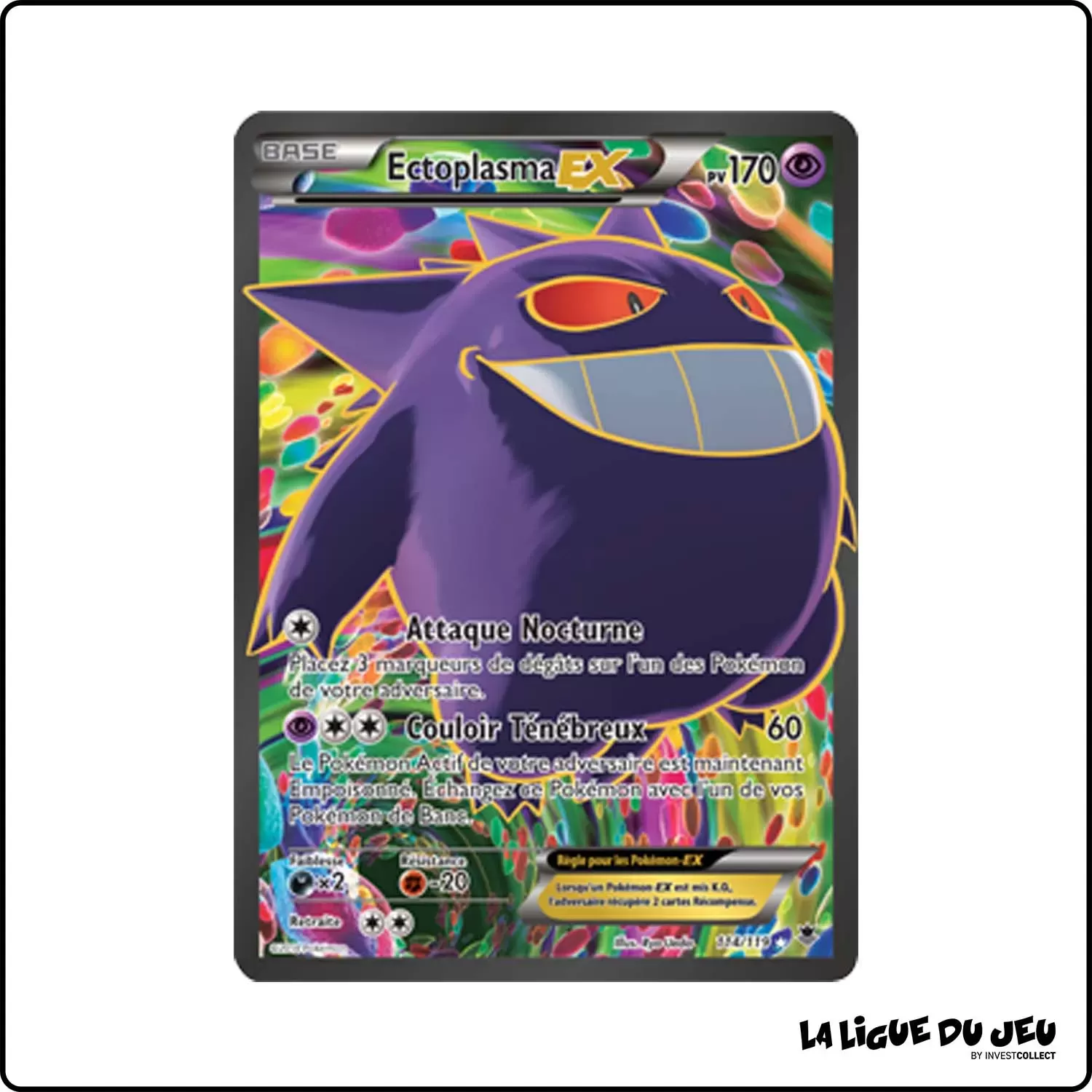 Ultra - Pokemon - Vigueur Spectrale - Ectoplasma EX 114/119 Pokemon Company - 1