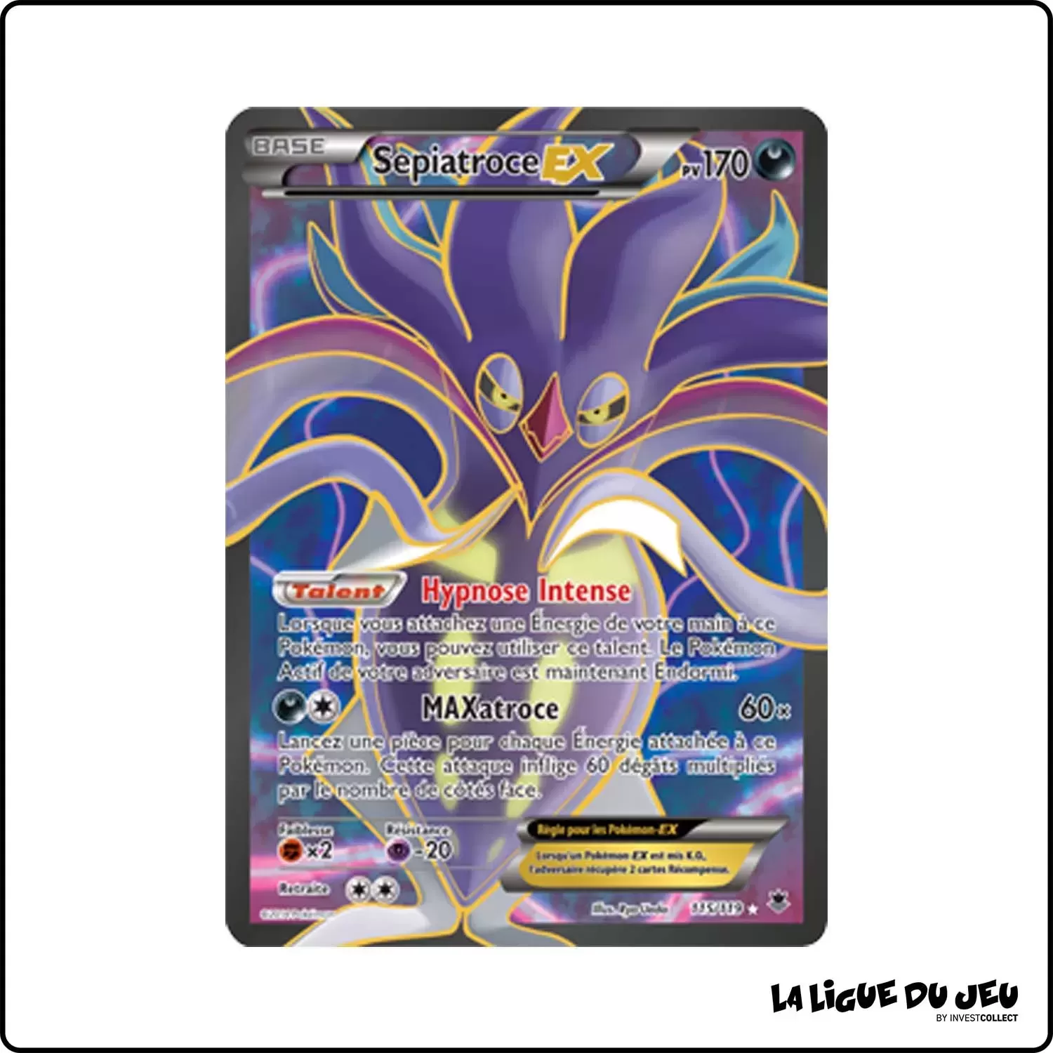 Ultra - Pokemon - Vigueur Spectrale - Sepiatroce EX 115/119 Pokemon Company - 1