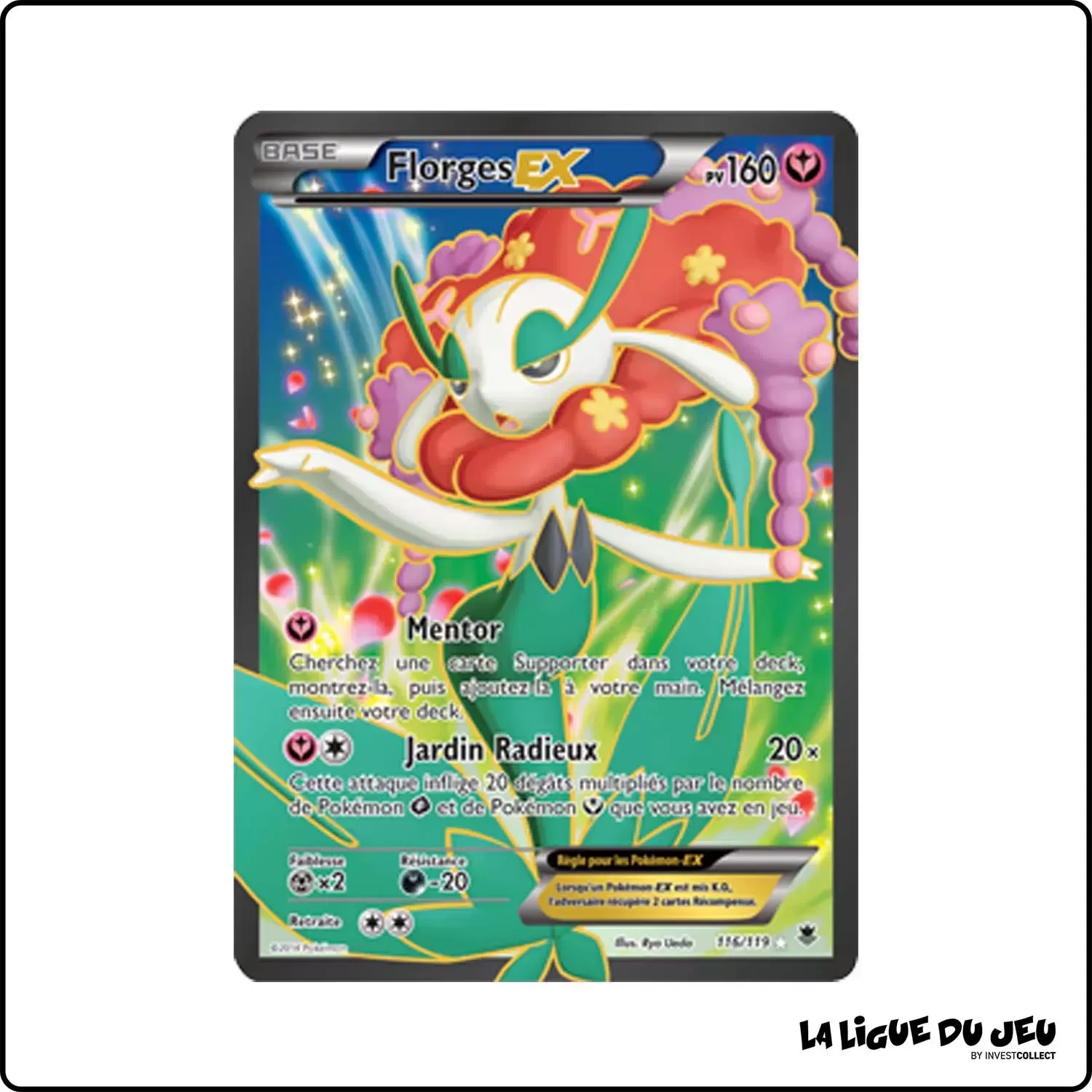 Ultra - Pokemon - Vigueur Spectrale - Florges EX 116/119 Pokemon Company - 1