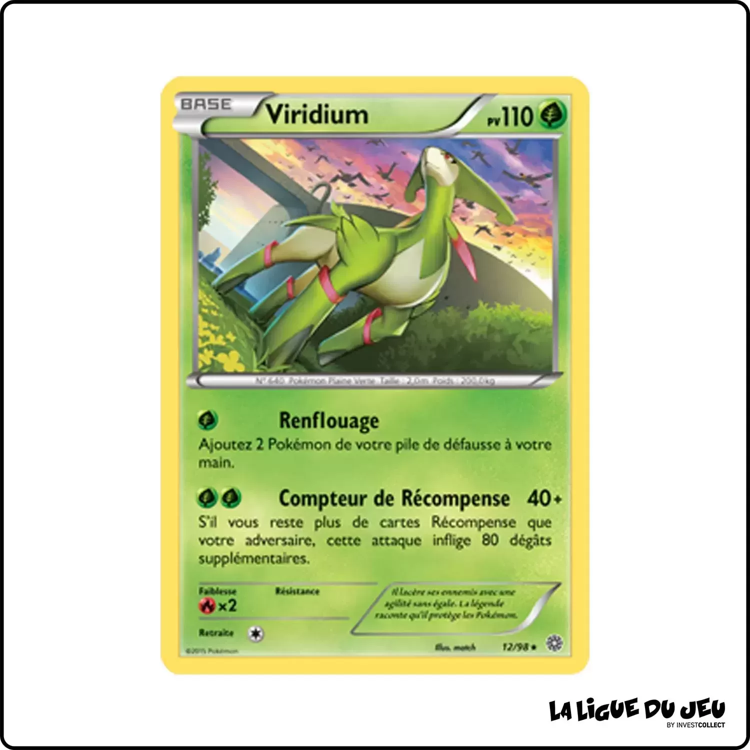 Holo - Pokemon - Origines Antiques - Viridium 12/98 Pokemon Company - 1